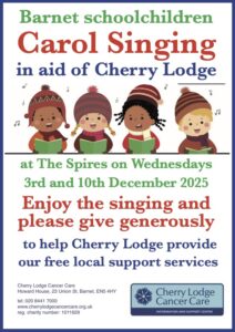 Schoolchildren Carol Singing for Cherry Lodge 2025 @ The Spires | England | United Kingdom