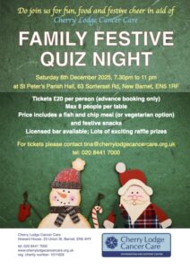 Cherry Lodge Family Festive Quiz Night @ St Peter's Parish Hall | New Barnet | England | United Kingdom