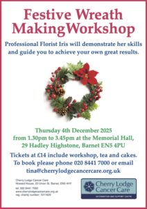 Festive Wreath Making Workshop (sold out) @ Hadley Memorial Hall | England | United Kingdom