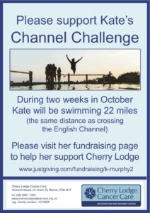 Kate's Channel Challenge @ Kate's local swimming pool