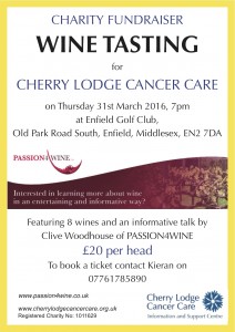 Wine Tasting Fundraiser @ Enfield Golf Club | Enfield | United Kingdom