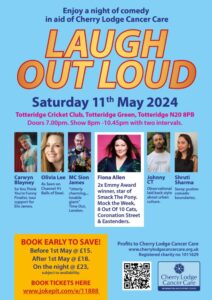 Comedy Night in aid of Cherry Lodge @ Totteridge Cricket Club, Totteridge Green | England | United Kingdom