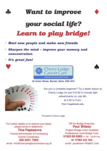 Learn to Play Bridge at Cherry Lodge @ Howard House, Cherry Lodge Centre | England | United Kingdom