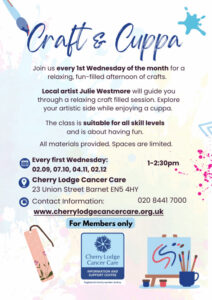 Craft & Cuppa @ Howard House, Cherry Lodge Centre | England | United Kingdom