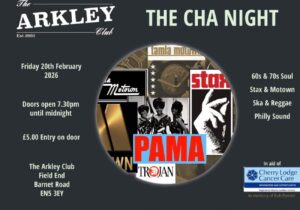 Cha Night at the Arkley Club February 2026 @ The Arkley Club | England | United Kingdom