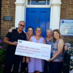 Danceathon and Coffee Bean present their big cheque for £4,582