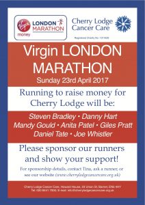 Virgin London Marathon 2017 @ London Marathon route