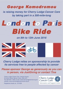 London to Paris Bike Ride finish @ London to Paris Bike Ride route