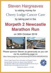 Steven Hargreaves' M2N Marathon @ Morpeth to Newcastle race route | May | Oklahoma | United States
