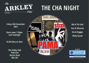 November Cha Night for Cherry Lodge @ The Arkley Club | England | United Kingdom