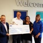 Rumble with the Agents - £16,300 cheque for Cherry Lodge Cancer Care
