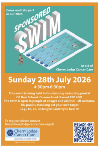 Cherry Lodge Sponsored Swim 2026 @ QE Boys' School swimming pool | England | United Kingdom