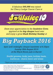 Soulstice Big Payback 2016 @ The Black Horse | Barnet | England | United Kingdom