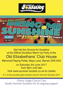 Bring Me Sunshine - the Official Summer Soulstice Warm Up Party @ Old Elizabethans' Club House | England | United Kingdom