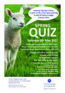Spring Quiz 2017 @ Mary Immaculate and St Peter's Church Hall | New Barnet | England | United Kingdom