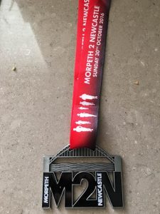 Steven Hargreaves M2N Marathon Medal