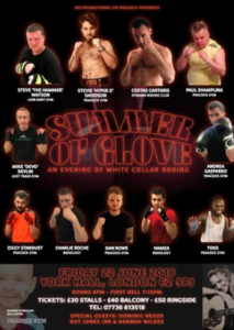 Summer of Glove - please sponsor Paul Shapira @ York Hall | England | United Kingdom