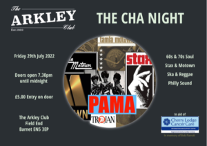 Cha Night for Cherry Lodge @ The Arkley Club | England | United Kingdom